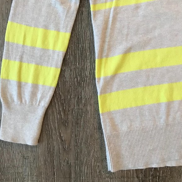 {Gap} Striped Boyfriend Fit V-Neck Sweater | S - Picture 3 of 6